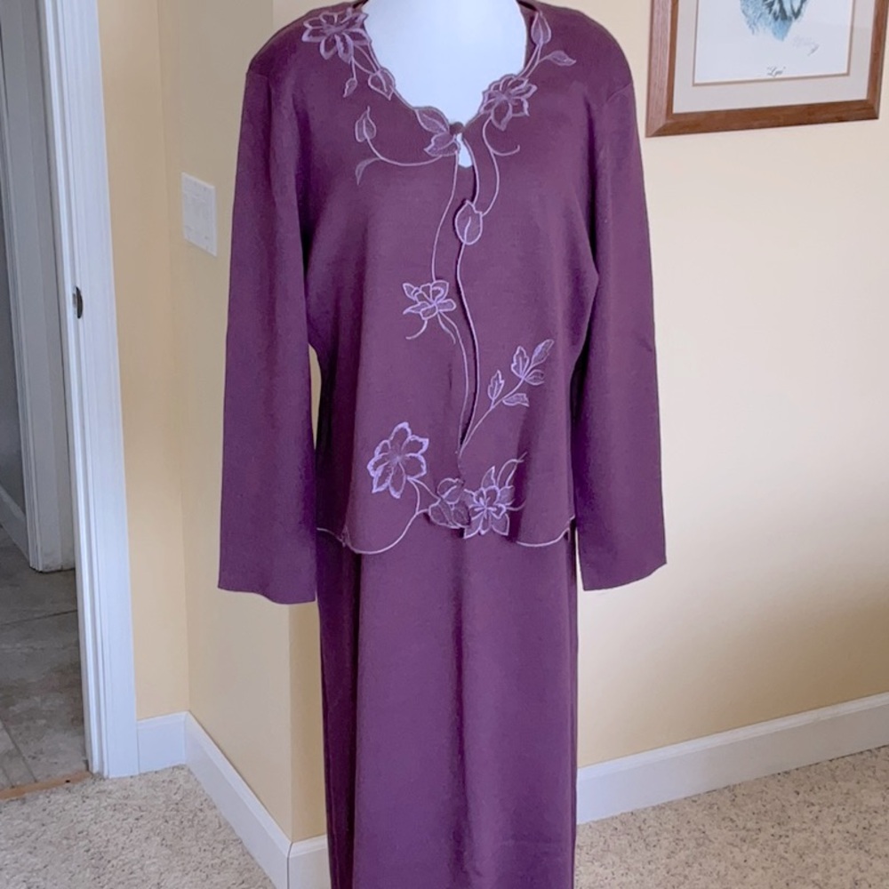 Vintage sweater dress set!